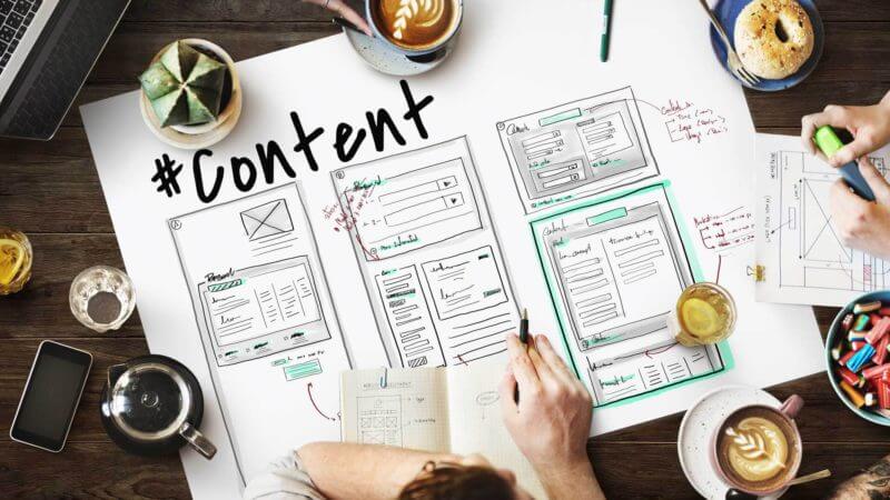 Content-Strategie: Website auf mobilem Gerät